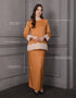 BAJU KURUNG KEDAH JULYA (TANGERINE)